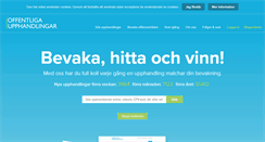 Desktop Screenshot of offentligaupphandlingar.se
